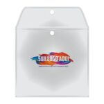 Embalagem plástica 15x13cm em PVC cristal para lingeries + Logo - Imagem 2