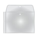 Embalagem plástica 19X14cm em PVC p/ lingerie, biquínis com botão - Sem Logo - Imagem 2