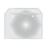 Embalagem plástica 35X25cm em PVC cristal para lingerie, biquíni - Sem Logo - Imagem 2