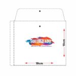 Embalagem plástica 18X15 cm em PVC cristal para lingerie + logo - Imagem 4