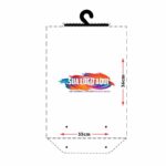 Embalagem Plástica 33X36cm em PVC com botão + Logo - Imagem 3