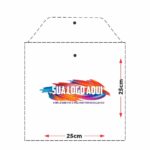 Embalagem plástica 25X25cm em PVC cristal para biquínis + Logo - Imagem 4