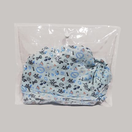 Embalagem plástica em PVC cristal 22X19cm para roupas íntimas - Sem Logo