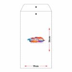 Embalagem plástica 19X36cm em PVC cristal para roupas íntimas, biquínis, lingerie + Logo - Imagem 2