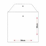 Embalagem plástica 30X30cm em PVC cristal para lingerie - Sem Logo - Imagem 4