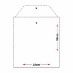 Embalagem plástica 25X30cm em PVC cristal para lingerie - Sem Logo - Imagem 4