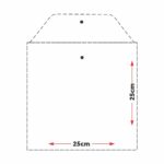 Embalagem plástica 25X25cm em PVC cristal para biquínis - Sem Logo - Imagem 4