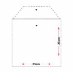 Embalagem plástica 22x22cm em PVC cristal para biquíni e sutiã - Sem Logo - Imagem 5