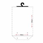 Embalagem plástica 33X36cm em PVC cristal para biquínis, lingerie - Sem Logo - Imagem 2