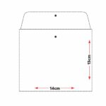 Embalagem transparente plástica 14X13 cm em PVC cristal  - Sem Logo - Imagem 4