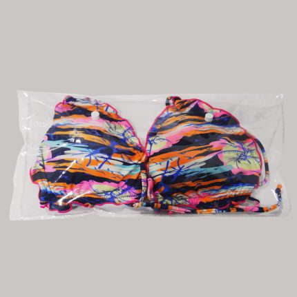 Embalagem plástica 39X25cm em PVC cristal para lingerie, biquíni - Sem Logo