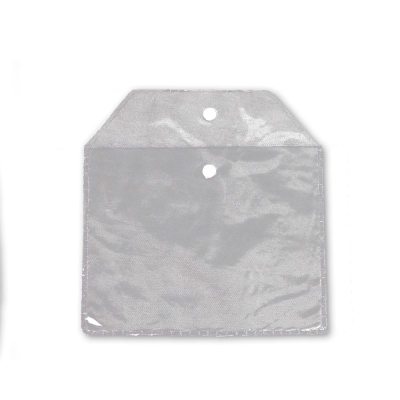Embalagem plástica transparente 9,5 x 15cm em PVC cristal+ Logo